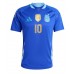 Camisa de time de futebol Argentina Lionel Messi #10 Replicas 2º Equipamento Copa America 2024 Manga Curta